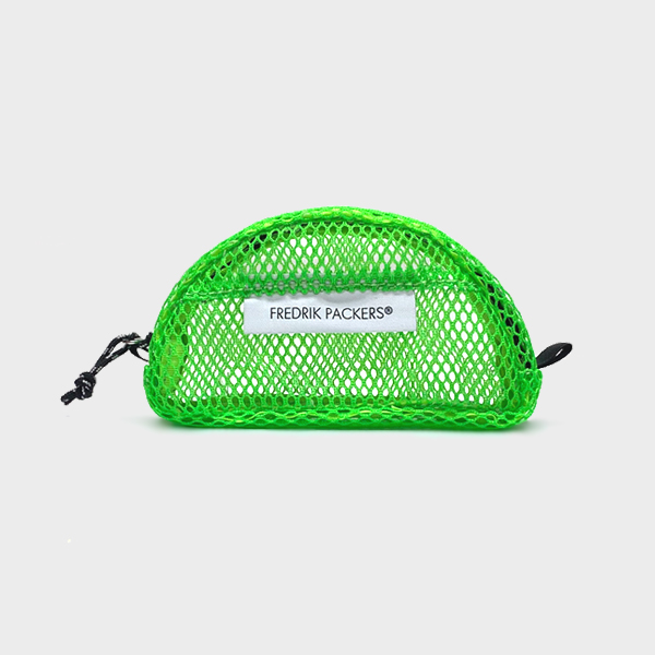 HEXAGON MESH POUCH / HALF MOON