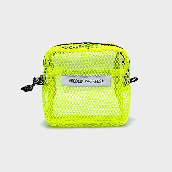 HEXAGON MESH POUCH / SQUARE