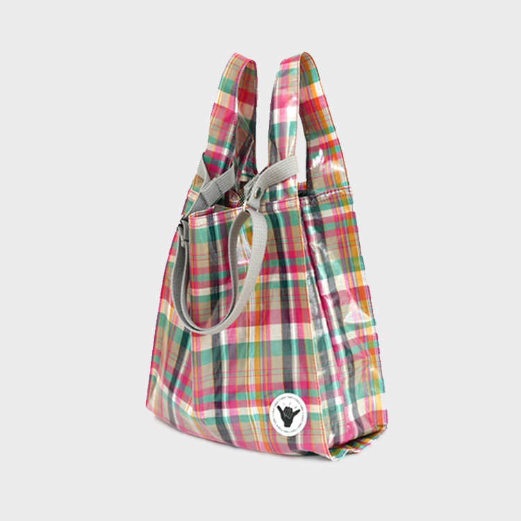 Vi Anything tote / Made In USA Plaid